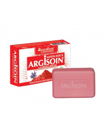 ARGISOIN SAVON DOUX A L'ARGILE ROUGE 125G