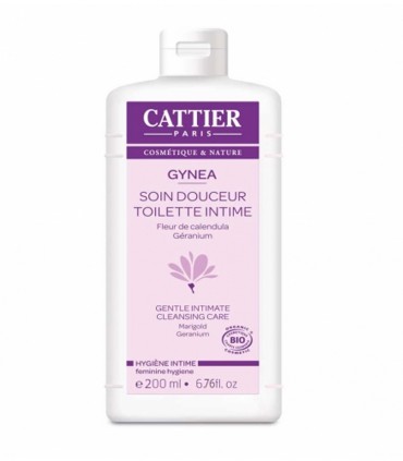 GYNEA GEL SOIN DOUCEUR INTIME FLEUR DE CANDULA ET GERANIUM BIO 200ML