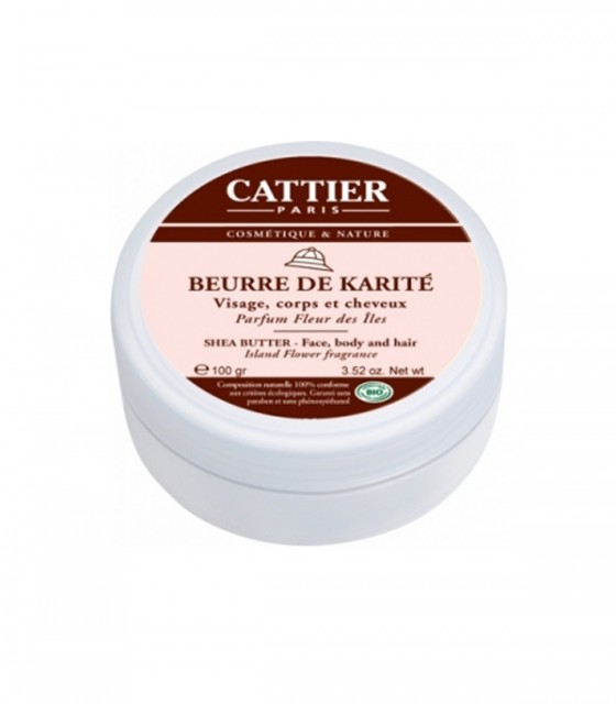 Cattier beurre de karite bio nature 100 gr