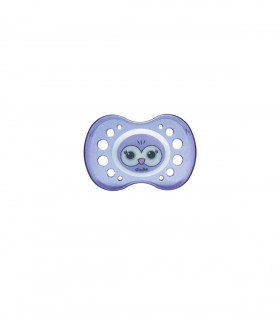 SUCETTE ANATOMIQUE SILICONE +18 MOIS (MAUVE)