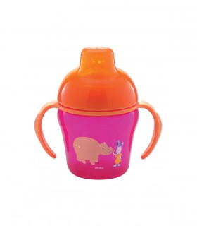 TASSE D'APPRENTISSAGE 200ML ROSE 6 MOIS+
