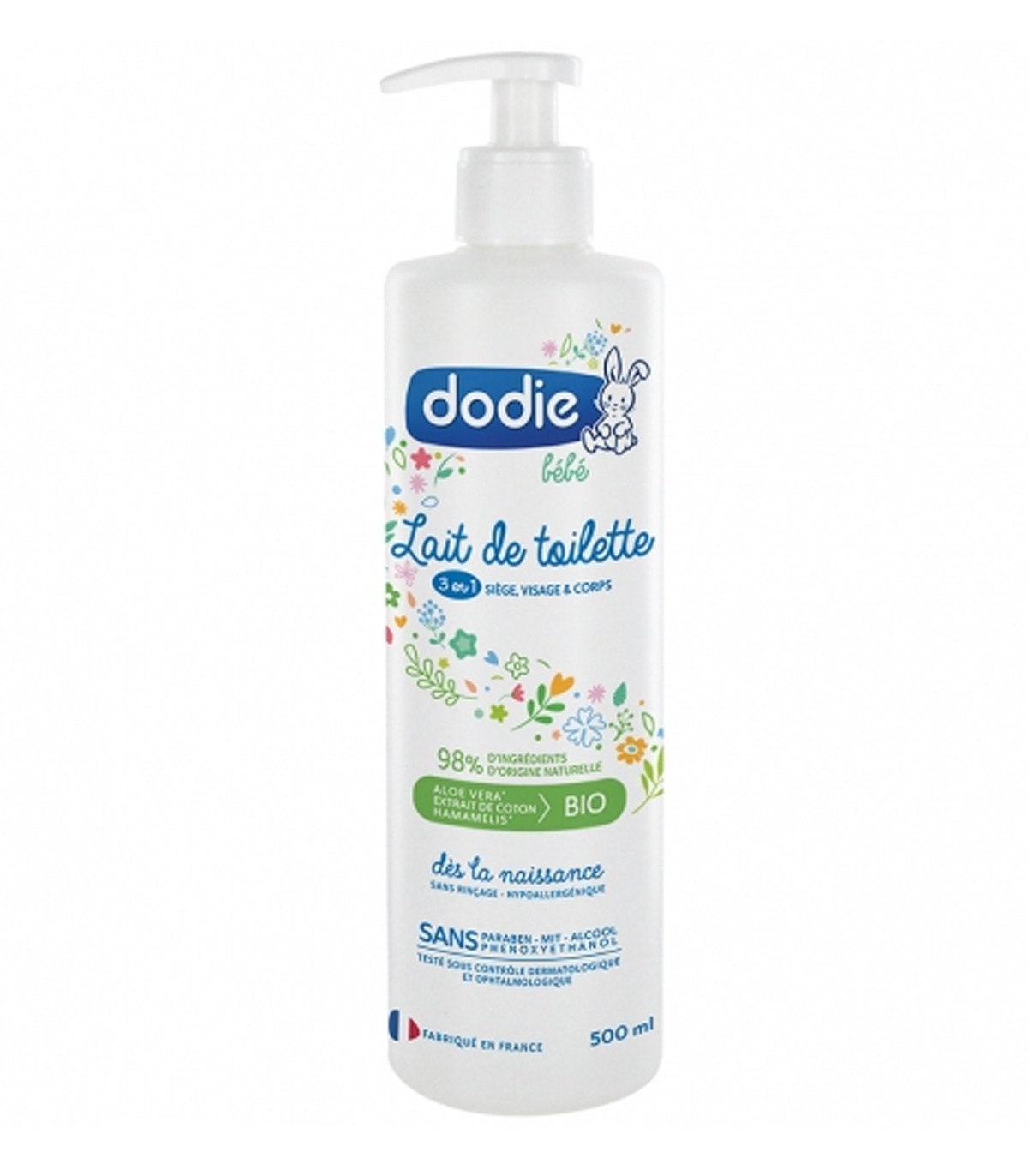 Achetez Lait de toilette bébé (hypoallergénique) 500ml sur KissPlanet