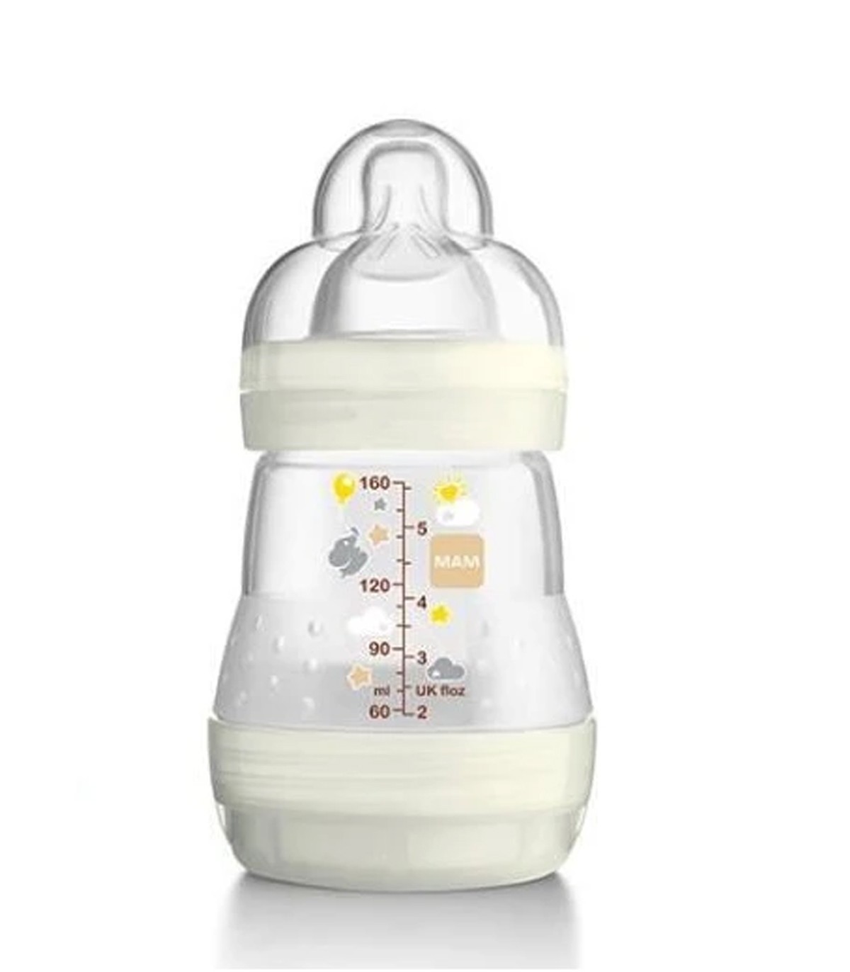 MAM BIBERON EASY START ANTI COLIQUE 0+ MOIS BLANC 160ML sur Mapara.ma