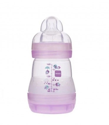 BIBERON EASY START ANTI COLIQUE 0+ MOIS MAUVE 160ML