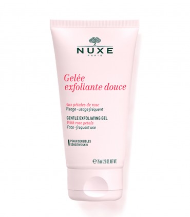 GELEE EXFOLIANTE DOUCE AUX PÉTALES DE ROSE 75ML VISAGE - PEAUX SENSIBLES