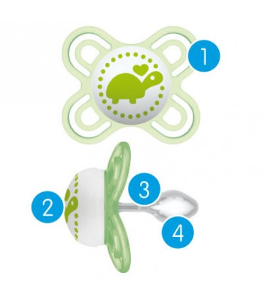 SUCETTE PERFECT 6 MOIS VERTE