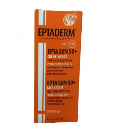 EPTA SUN 50+ CRÈME VISAGE INVISIBLE