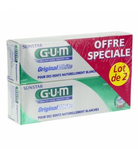 ORIGINAL WHITE DENTIFRICE LOT DE 2 75 ML