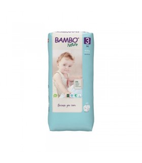 BAMBO NATURE T3 4-8 KG / 52 COUCHES