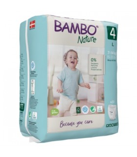 BAMBO NATURE CULOTTES T4 7-14 KG /20 CULOTTES