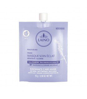 DESTOCKAGE :MASQUE SOIN ÉCLAT ARGILE BLANCHE 16G EXP: 07/2021