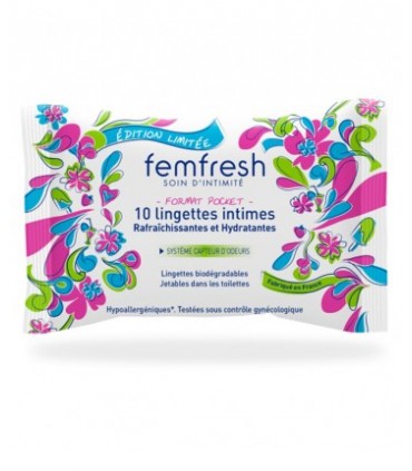 FEMFRESH LINGETTES FORMAT POCKET