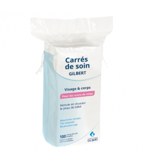 GILBERT CARRÉS DE SOIN SACHET DE 100 pièces