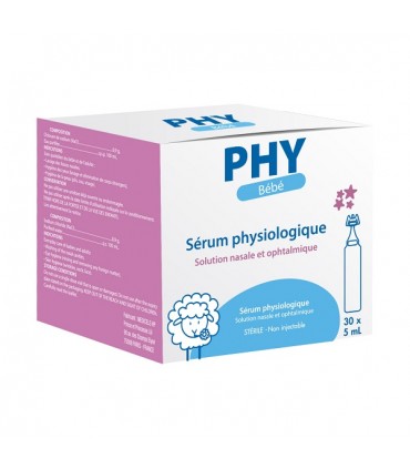 PHY SÉRUM PHYSIOLOGIQUE GILBERT 30*5ML