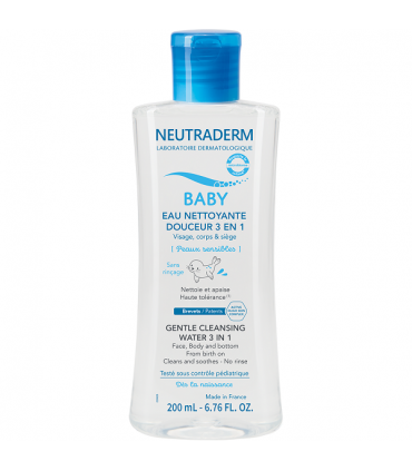 Baby Eau nettoyante douceur 3 en 1 - 200ML