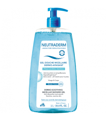 GEL DOUCHE MICELLAIRE POMPE 1L