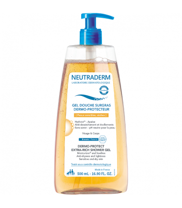 GEL DOUCHE SURGRAS DERMO PROTECTEUR POMPE 500ML