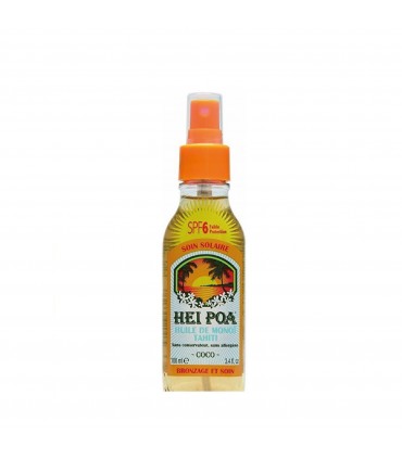 HUILE DE MONOÏ COCO SPF6, FAIBLE PROTECTION, 100 ML