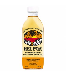 Pur monoï tahiti parfum frangipanier Hei Poa - flacon de 100 ml