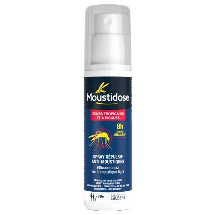 Anti-Moustique Spray Haute Efficacité Zone Tropicales Et À Risques  Parasidose MOUSTIDOSE : le spray de 100mL à Prix Carrefour