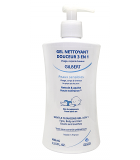 GILBERT GEL NETTOYANT DOUCEUR 3 EN 1 400ML