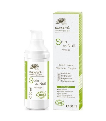BIOKARITÉ SOIN DE NUIT ANTI-ÂGE 30ML
